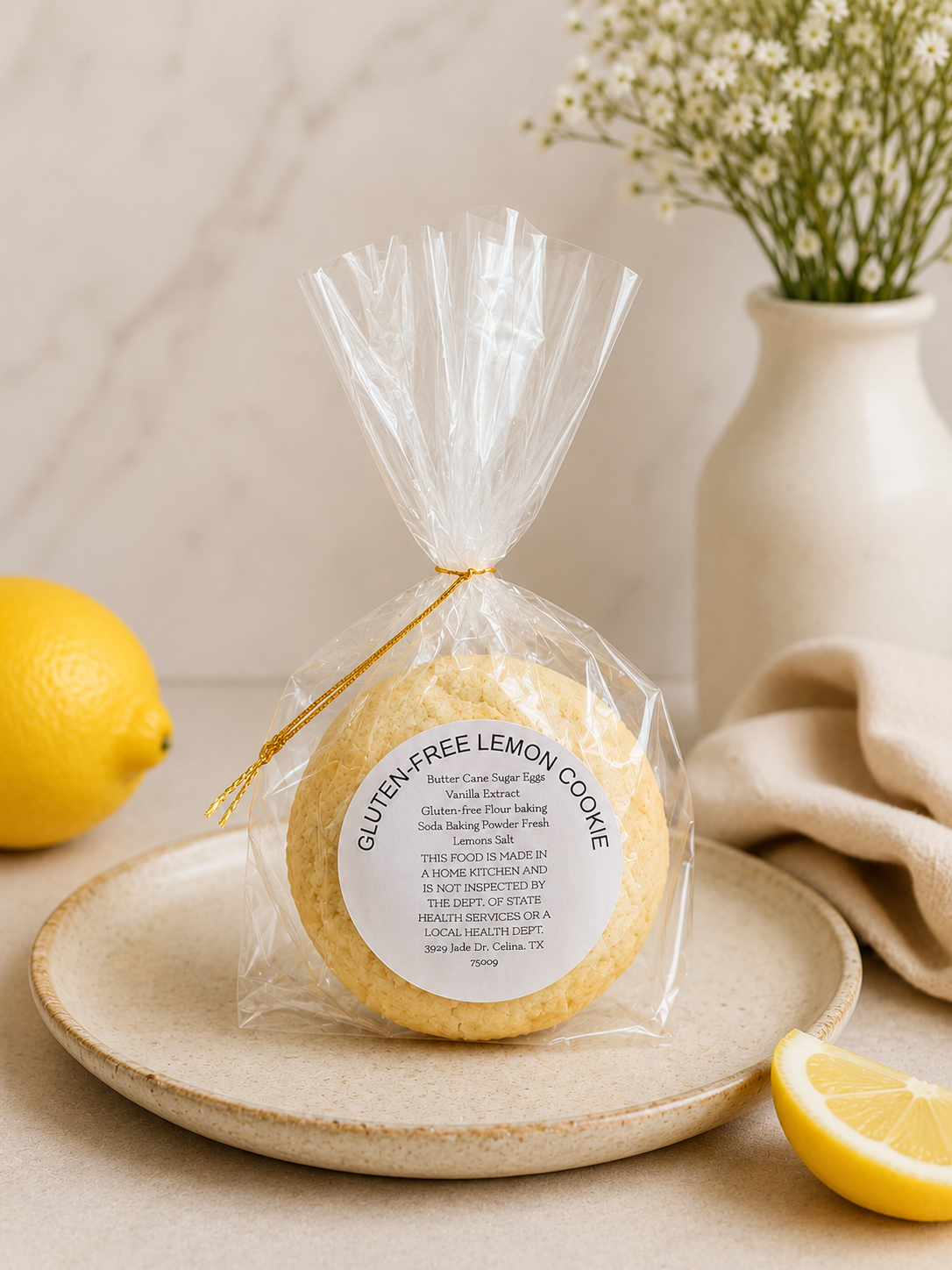 Cookies - Gluten Free Lemon